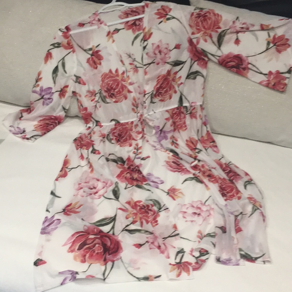 Floral Swimsuit Coverup